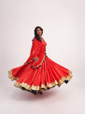 Red Mul Chanderi Set