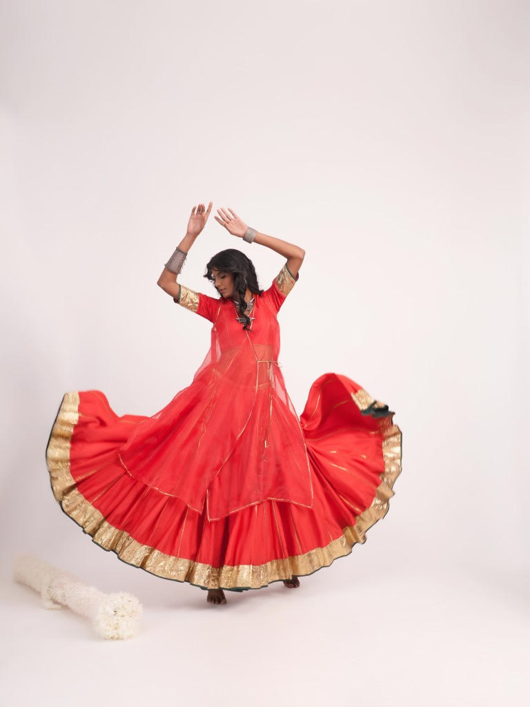 Red Organza Jacket