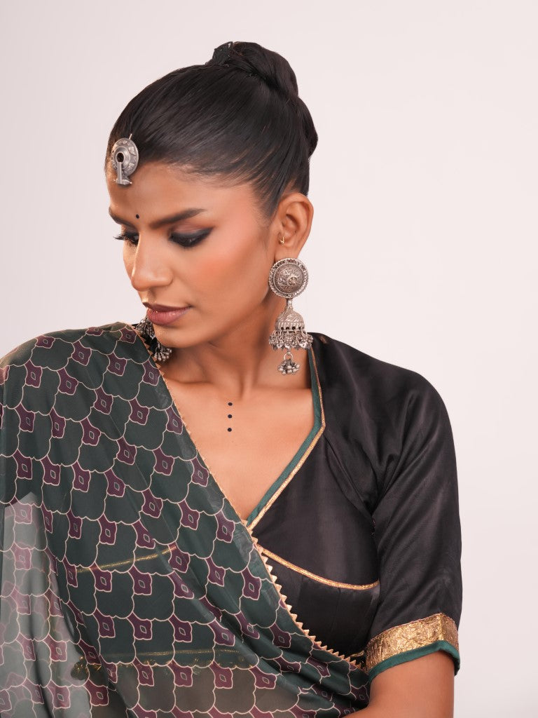 Black Georgette Set